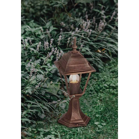 Lampa ogrodowa K-5019S/N - czarno-złoty - wizualizacja