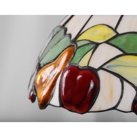 Witrażowy żyrandol z motywem owoców, do kuchni K-P16550 z serii FRUIT