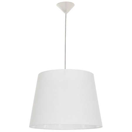 Lampa sufitowa biała z klasycznym abażurem 920G 1-PŁ serii MARYLIN WHITE