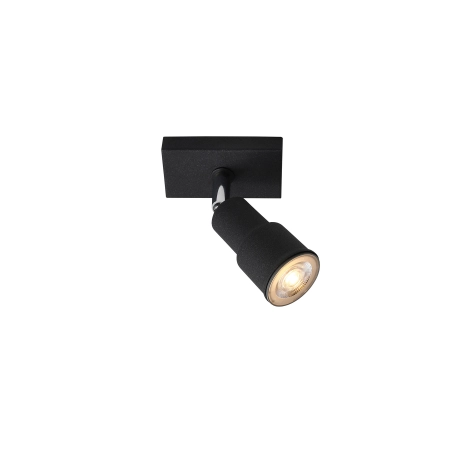 Czarna lampa sufitowa regulowany reflektor GU10 985PL/G1 z serii ASPO