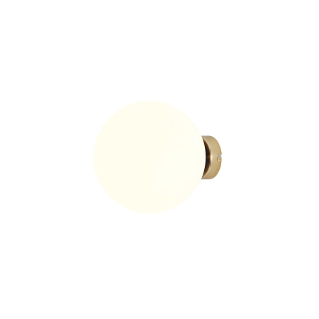 Elegancki złoty kinkiet na złotej podstawie E27 1076C30_M z serii BALL