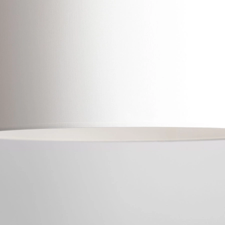 Klasyczny biały żyrandol z szerokim abażurem 1089E z serii BARILLA 2