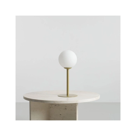 Pistacjowa lampka stołowa do stylowej sypialni 1080B12 z serii PINNE wizualizacja