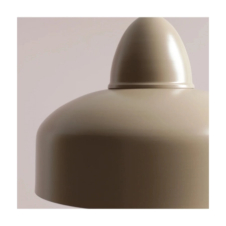 Beżowa, minimalistyczna lampa wisząca do kuchni 946G17 z serii COMO 2