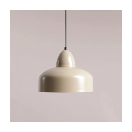 Beżowa, minimalistyczna lampa wisząca do kuchni 946G17 z serii COMO 3