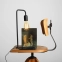 Nowoczesna prosta lampka biurkowa w kolorze czarnym 857B z serii EKO 4