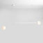 Żyrandol elegancki minimalistyczny biały szeroki 1064H z serii PURE 4