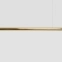 Złoty elegancki żyrandol minimalistyczny do salonu 1064H30 z serii PURE 4