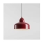 Designerska, czerwona, prosta lampa wisząca 946G15 z serii COMO 2