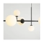 Szeroka, molekularna lampa nad stół w salonie 1092N1 z serii DIONE 2