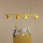 Nowoczesna, żółta lampa wisząca nad stół 1108L14 z serii FORM 2