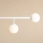 Molekularna, pozioma, biała lampa sufitowa z kloszami 1092PL_L z serii DIONE 4