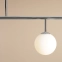Chromowana, szeroka lampa sufitowa do salonu 1092PL_L4 z serii DIONE 5
