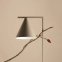Nowoczesna, beżowa lampa podłogowa do salonu 1108A17 z serii FORM 4