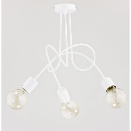 Lampa sufitowa na 3 żarówki, w kolorze białym AL 23613 z serii TANGO