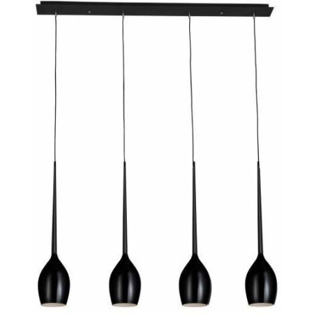 Liniowa lampa wisząca nad stół AZ0100 z serii IZZA SHINY BLACK