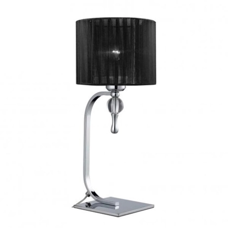 Stylowa, abażurowa lampka stołowa AZ0502 z serii IMPRESS BLACK