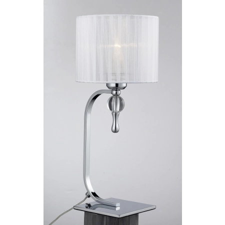 Lampa stołowa do eleganckiej sypialni AZ1107 z serii IMPRESS WHITE