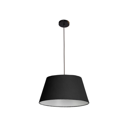 Klasyczna lampa wisząca z czarno-białym abażurem AZ1392 z serii OLAV