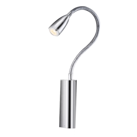 Chromowana lampa ścienna z elastycznym ramieniem AZ1546 z serii VERONICA
