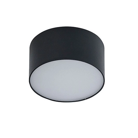 Plafon mała, czarna tuba LED ⌀12cm 3000K AZ2259 z serii MONZA
