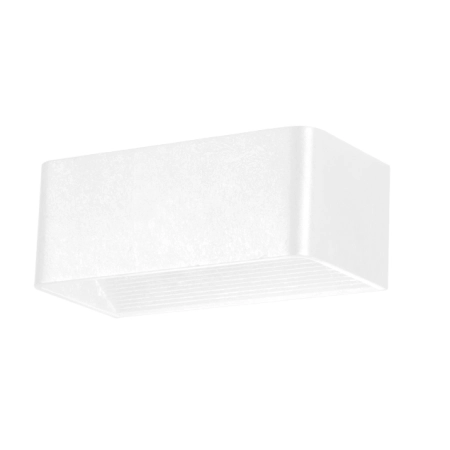 Biały kinkiet LED minimalistyczny do przedpokoju AZ2426 z serii FELIX