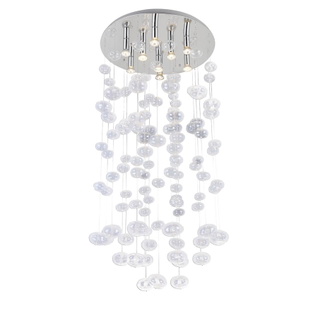 Lampa z długimi zwisami z kryształkami AZ2573 z serii LUVIA CLEAR