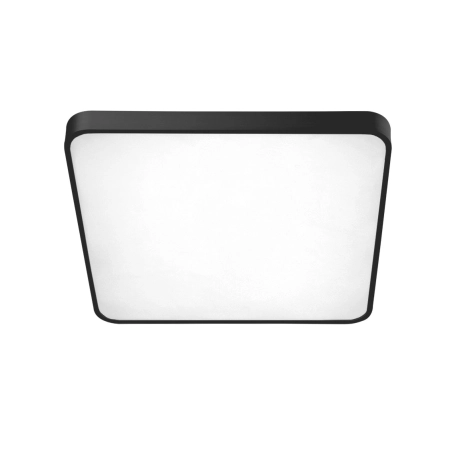 Czarna kwadratowa lampa sufitowa z regulowaną barwą AZ2759 - Quadro 50cm