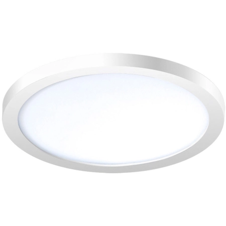 Biała oprawa podtynkowa LED 14,5cm do łazienki - AZ2839 SLIM 15 ROUND 3000K IP44