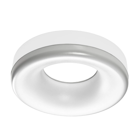 Biały minimalistyczny kinkiet/plafon natynkowy AZ2945 - Ring LED 3000K