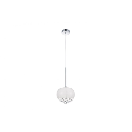 Elegancka biała lampa wisząca z kryształkami AZ3080 z serii QUINCE