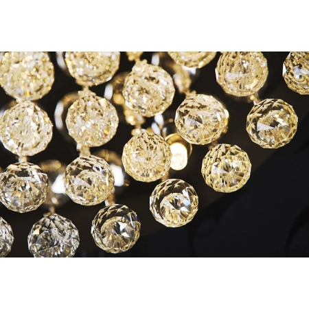 Złota elegancka lampa sufitowa z kryształkami AZ3084 z serii BOLLA - 3