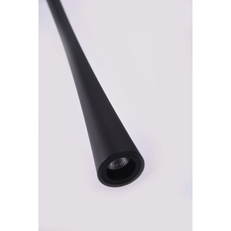 Wąska tuba lampa wisząca czarna minimalistyczna AZ3092 z serii KALIA 2