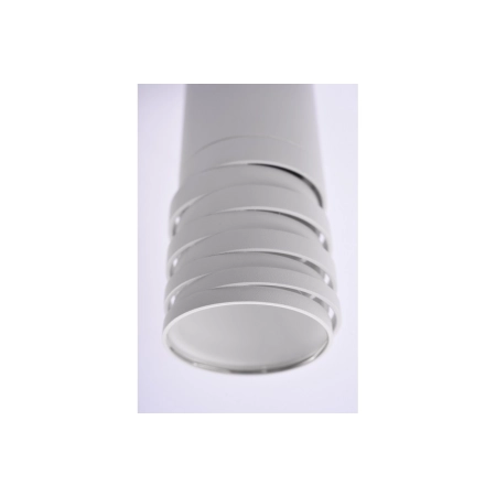 Biała lampa wisząca tuba regulowana wysokość AZ3129 z serii LOCUS 3