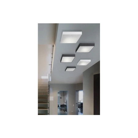 Lampa sufitowa LED kwadratowy biały plafon AZ3685 z serii MONZA - wizualizacja