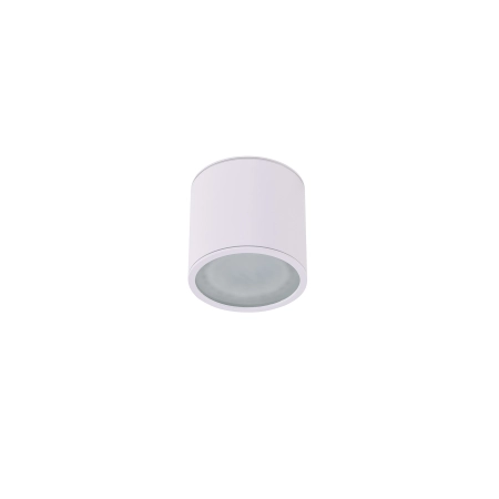 Lampa natynkowa biały okrągły spot do łazienki AZ4055 z serii ALIX
