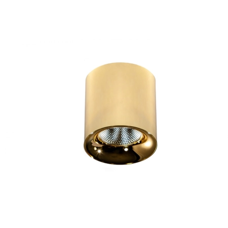 Elegancki złoty spot tuba LED 3000K barwa ciepła AZ4326 z serii MANE
