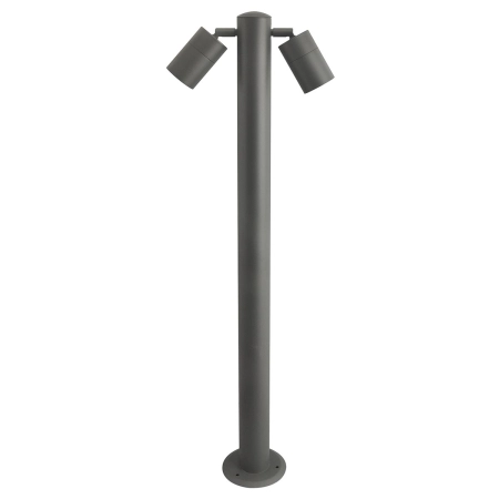 Szara lampa ogrodowa stojąca 90cm regulowane ramiona AZ4459 z serii ROLF