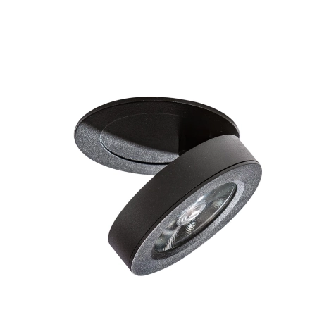 Czarna oprawa podtynkowa okrągła LED oczko wpustowe AZ4528 z serii FRIDA - 3