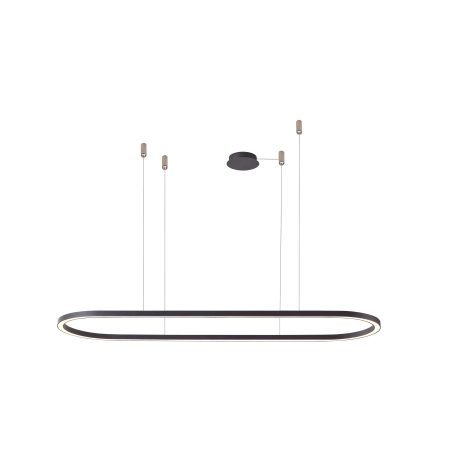 Ledowy żyrandol o obłych kształtach, lampa nad stół AZ5055 z serii ELENA