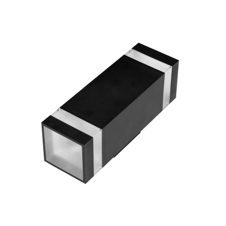 Dwustronny kinkiet zewnętrzy LED, czarna kostka AZ5223 z serii JASON - 2