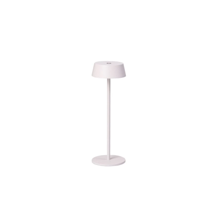Biała lampka stołowa wewnętrza / zewnętrzna IP54 AZ5334 z serii GILBERTO