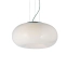 Designerska lampa wisząca biała oponka ⌀38cm AZ0205 z serii OPTIMA