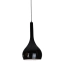 Szklana pojedyncza lampa wisząca w eleganckim czarnym kolorze - AZ0273 z serii SOUL 1