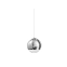 Elegancka lampa wisząca ze szklanym kloszem kulką chrom AZ0731 – SILVER BALL 18