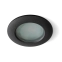 Czarna, okrągła oprawa wpustowa oczko IP54 AZ0809 z serii EMILIO