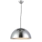 Klasyczna lampa wisząca, srebrna kopuła ⌀40cm AZ1400 z serii MODENA
