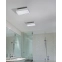 Srebrny plafon LED do łazienki 30x30cm 4000K AZ2477 z serii ASTERIA - 2