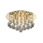 Elegancka złota lampa sufitowa z kryształkami AZ3083 z serii BOLLA
