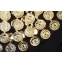 Elegancka złota lampa sufitowa z kryształkami AZ3083 z serii BOLLA - 3